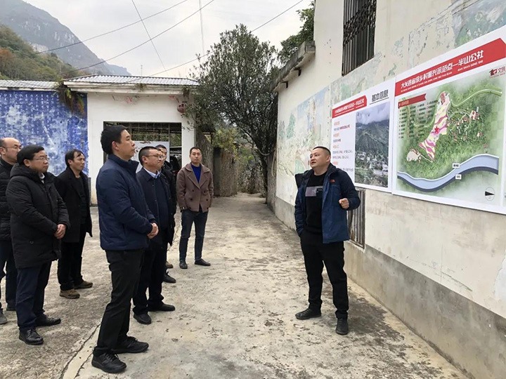 集团党委副书记、工会主席王鑫一行深刻集团村落振兴挂钩助扶点寿山镇调研