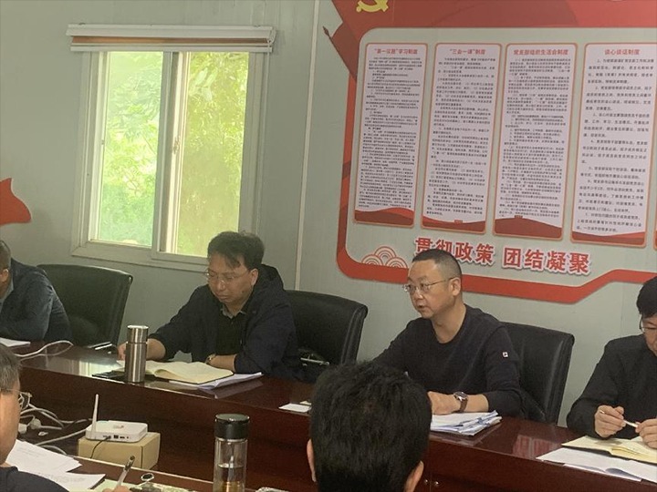 【基层调延卓云煤（J9.COM）集团到顺源煤矿调研督导项目建设推动情况