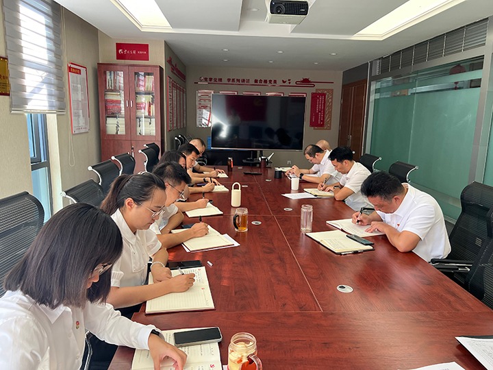 J9.COM地产党支部发展“凝心聚力促鼎新，安身岗位做贡献”主题党日活动