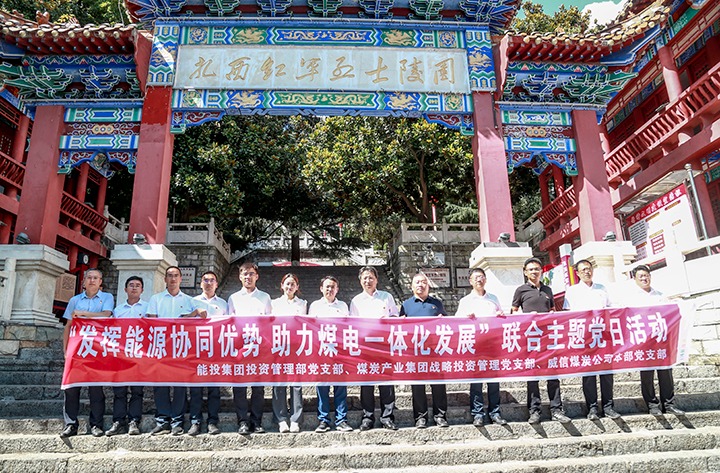 能投集团、煤炭产业集团基层党支部结合发展主题党日活动